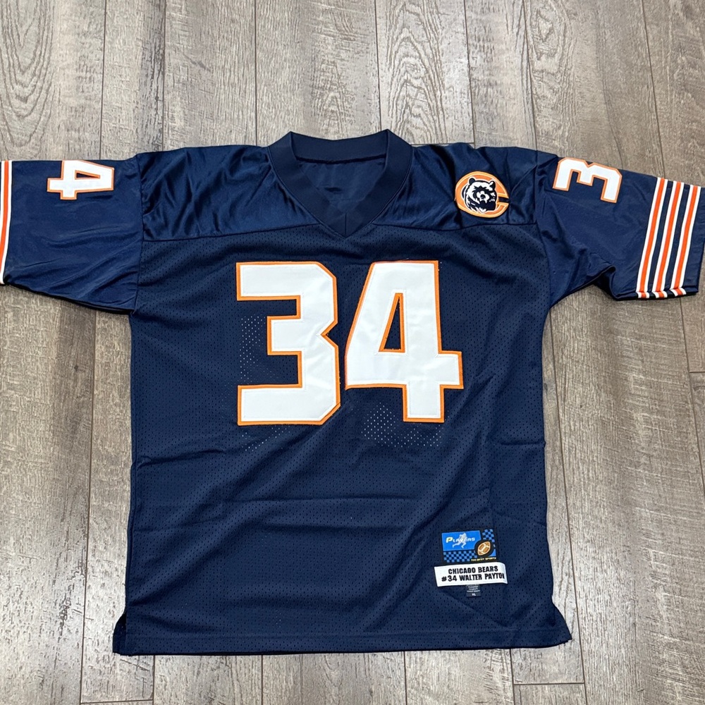 Walter Payton Football Jersey with Number 34